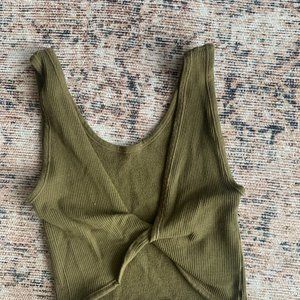 Urban Outfitter- Out from Under Hunter Green Crop Tank